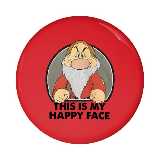 Disney Snow White Grumpy  Pin Buttons, Funny Grumpy Seven Dwarfs Pin Buttons,  Disneyland Vacation 2024 Trip Pin Buttons