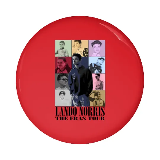 Lando Norris Eras Tour Inspired Pin Buttons