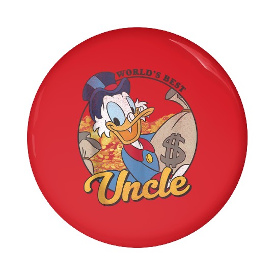 Disneys Ducktales Scrooge Mcduck World's Best Uncle Pin Buttons