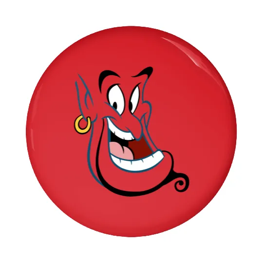 Disney Aladdin Genie Face Costume Pin Buttons