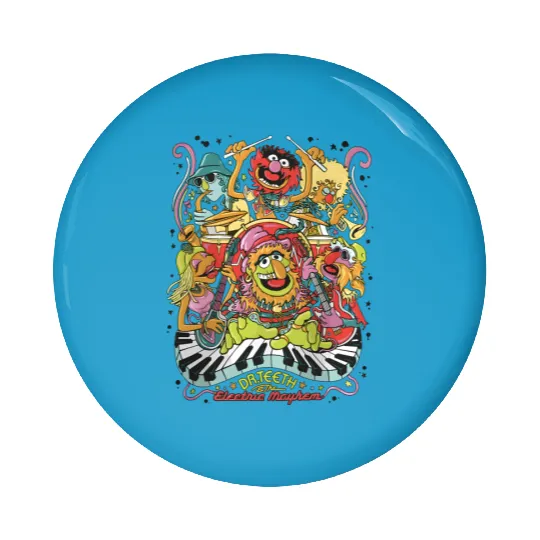 Vintage Disney Muppets Show Pin Buttons, The Muppets Pin Buttons