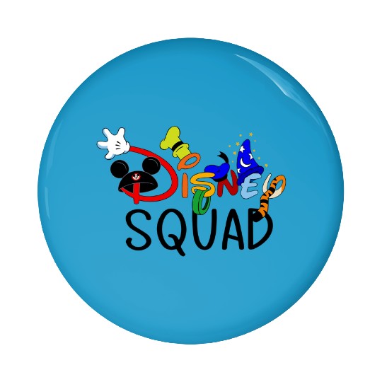 Disney Squad Pin Buttons, Disney Trip Pin Buttons