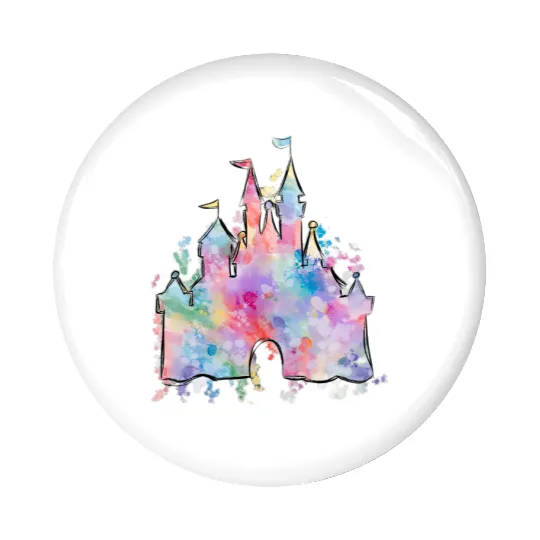 Watercolor Disney Castle - Muscle Tank, Magical Castle, Disney Pin Buttons, Disney Cinde, Disney Matching, Disney Princess, Women's Disney.