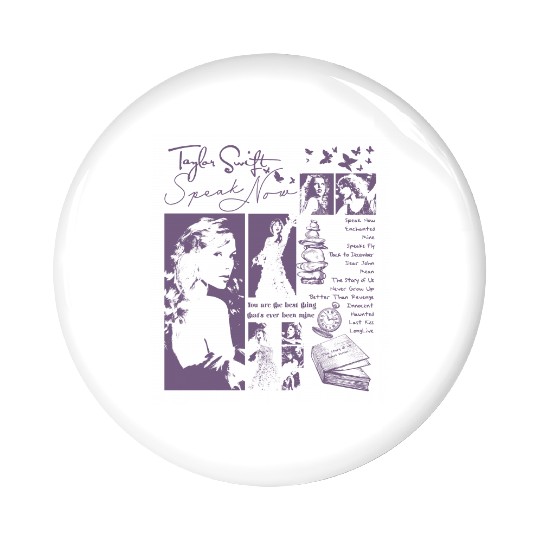 Discover Vintage Speak Now Pin Buttons, Taylor version Pin Buttons, Taylor Speak Now Pin Buttons