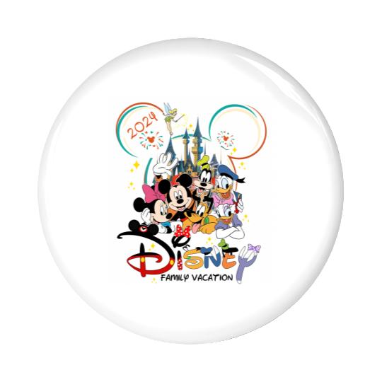 Disney Family Vacation 2024 Pin Buttons, Disney 2024 Pin Buttons, Disney Family Pin Buttons, Disneyland 2024 Pin Buttons