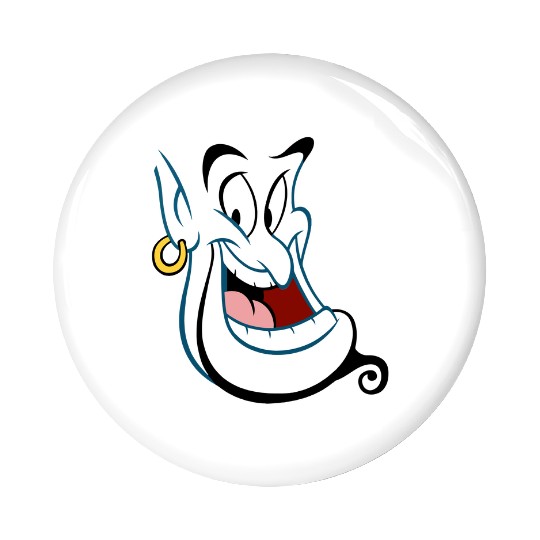 Disney Aladdin Genie Face Costume Pin Buttons