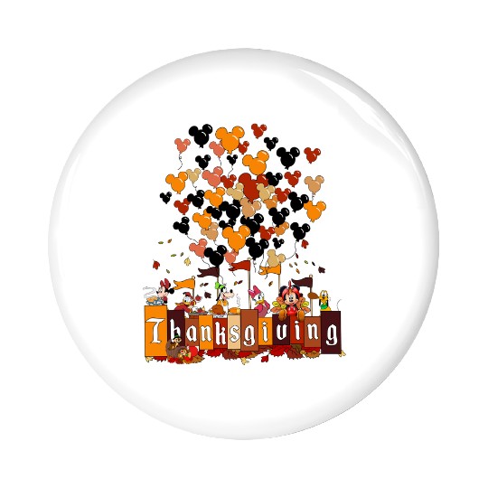 Disney Thanksgiving Pin Buttons