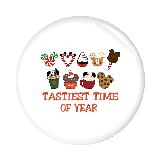 Christmas Disney Snacks Pin Buttons