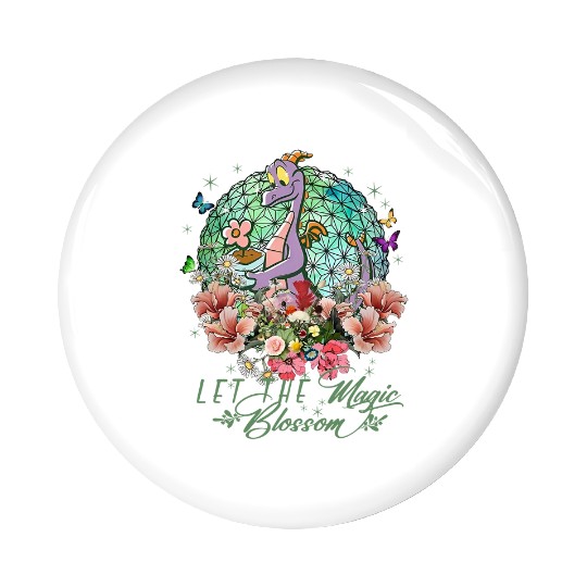 Disney Epcot Figment Topiaries Pin Buttons