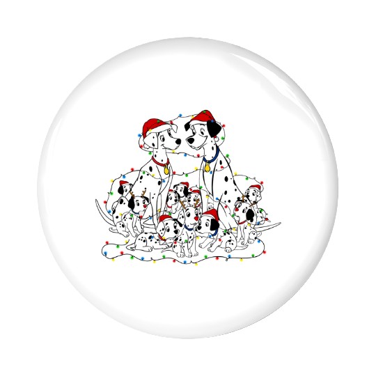 Disney Santa 101 Dalmatians Christmas Lights Pin Buttons