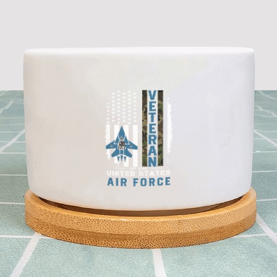 Us Air Force Veteran Camo Plant Pots