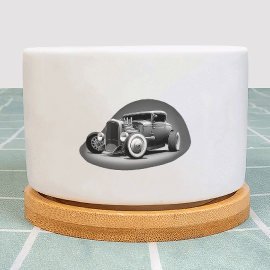 Street Rod Aesthetic Style Vintage Car Hot Rod Plant Pots