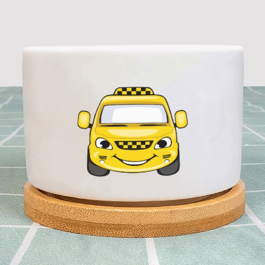 Taxi design art Plant Pots