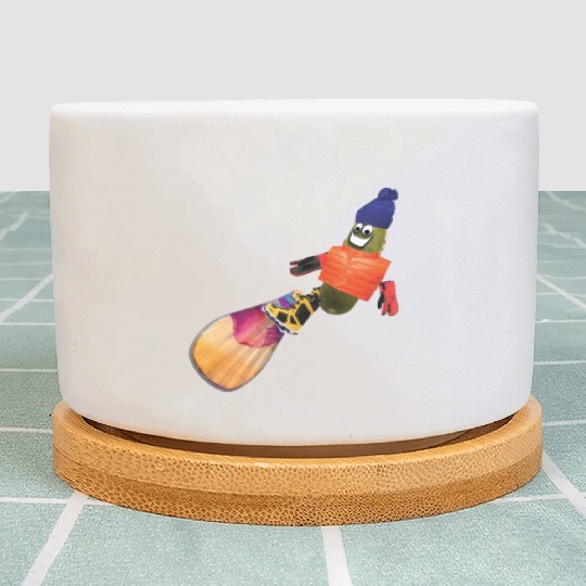Snowboard Pickle Plant Pots