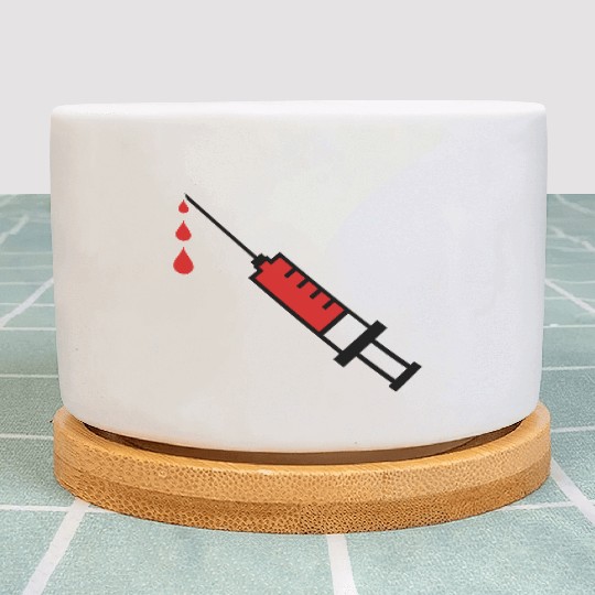 doctor syringe blood hospital Plant Pots