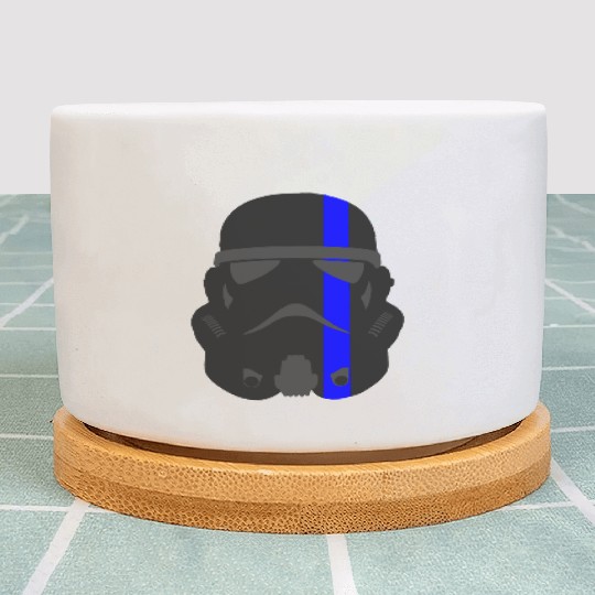Thin Blue Line - Storm Trooper Plant Pots
