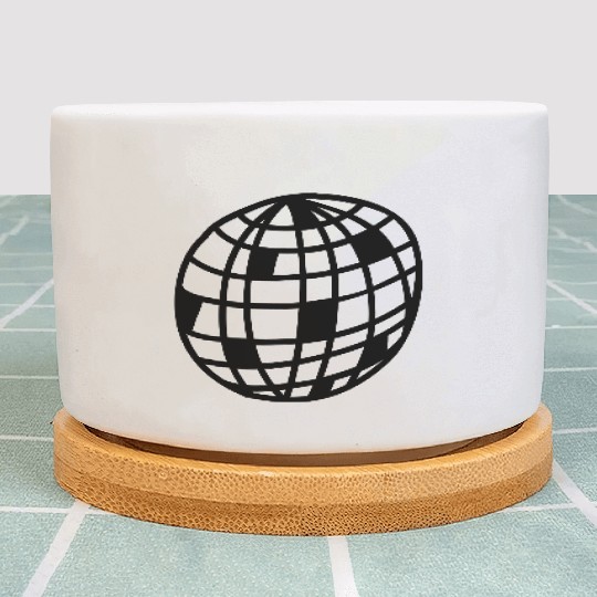 Disco ball Plant Pots