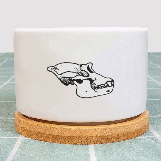 ape skull Plant Pots