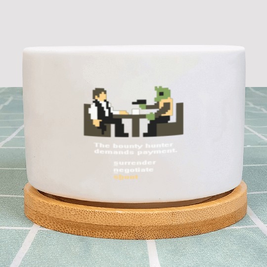 Han and Greedo 8-Bit Plant Pots