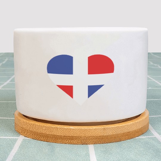 A Heart For The Dominican Republic Plant Pots