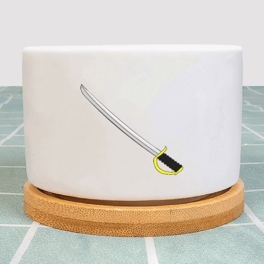 fencing fechten floret sword parry samurai1 Plant Pots