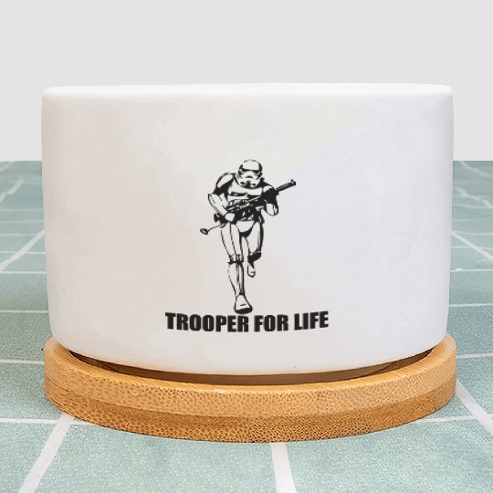 Star Wars Storm Trooper for life Plant Pots
