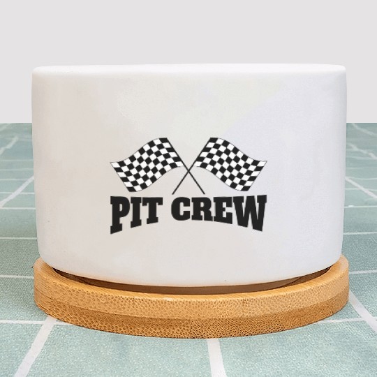 Pit Crew Racing Team Sports Racers Track Pit Stops Plant Pots