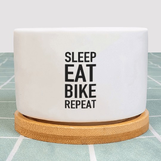 Bike repeat 2 Plant Pots