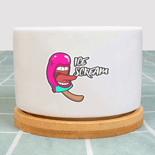 ice scream Plant Pots