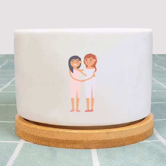 wedding couple Plant Pots