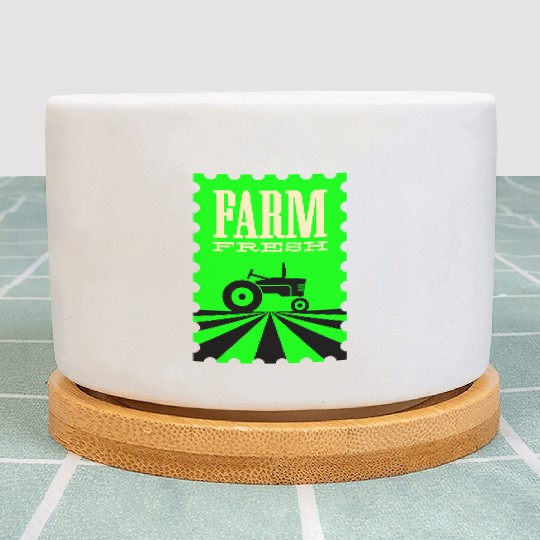 Farm fresh logo Plant Pots
