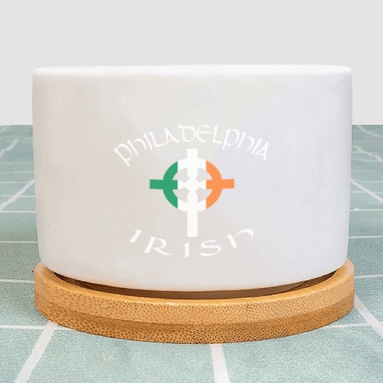 Ireland Pride Philadelphia Irish Celtic Cross Plant Pots