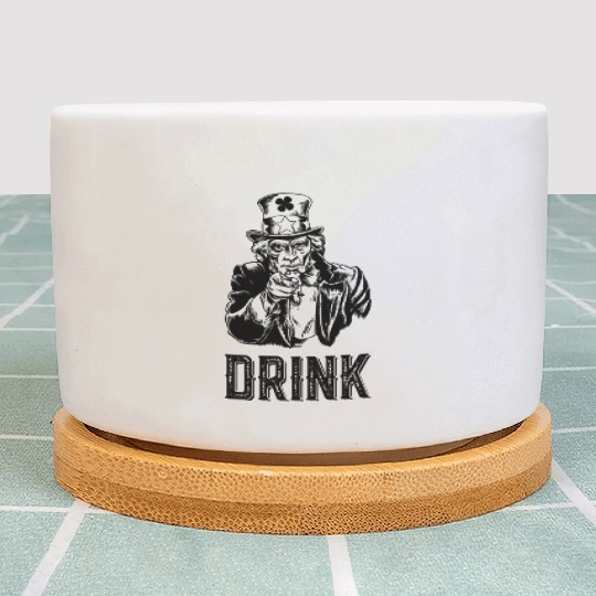 Irish Uncle Drink St Patricks Day Drinking Plant Pots
