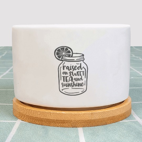 Raised On Sweet Tea And Sunshine Design Summer Drink Mason Jar Plant Pots