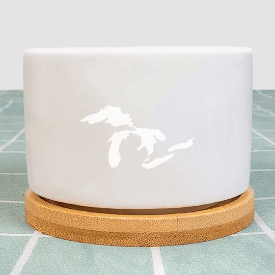 Great lakes white Plant Pots