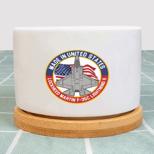 Lockheed Martin F-35C Lightning II - Made in USA Plant Pots