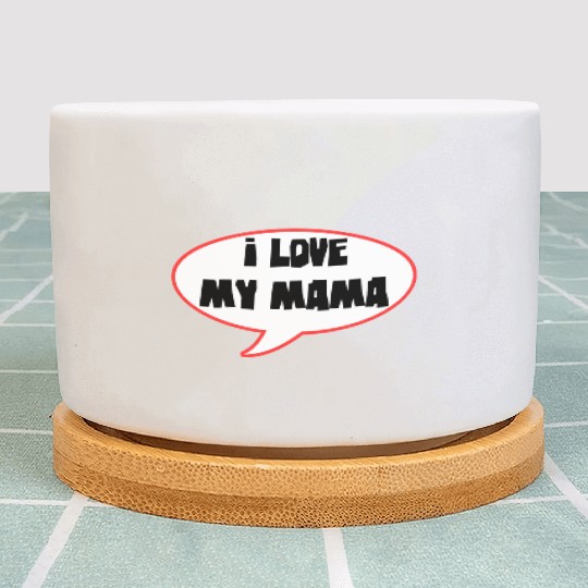 Bold Family Love Speech Bubble Design Plant Pots