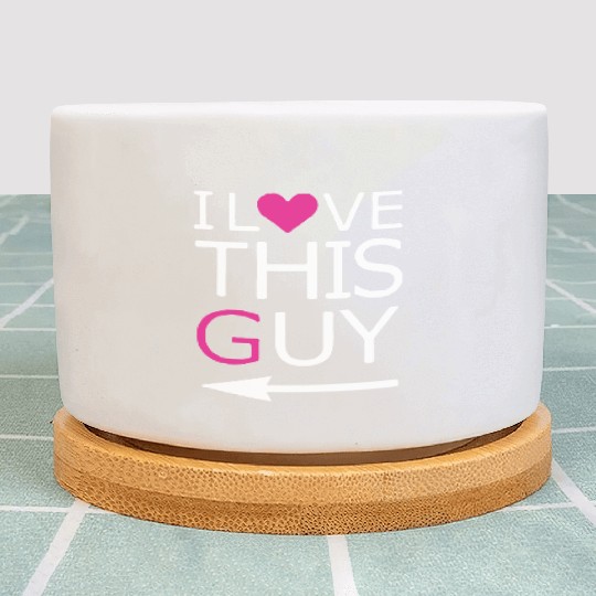 Couple Matching Plant Pots I Love This Guy Girl brothe