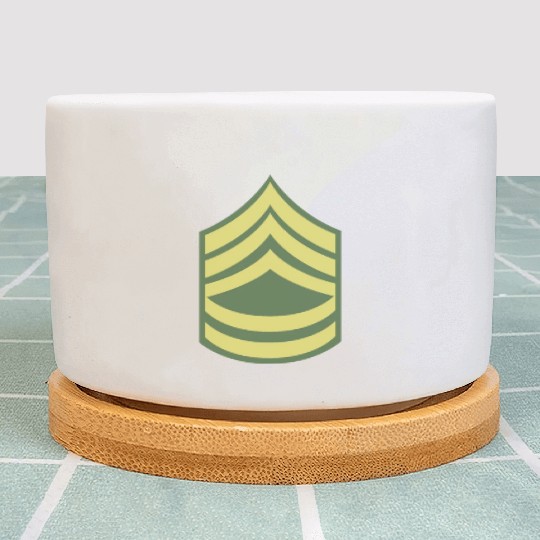 Military uniform US Army Sergeant First Class SFC Plant Pots