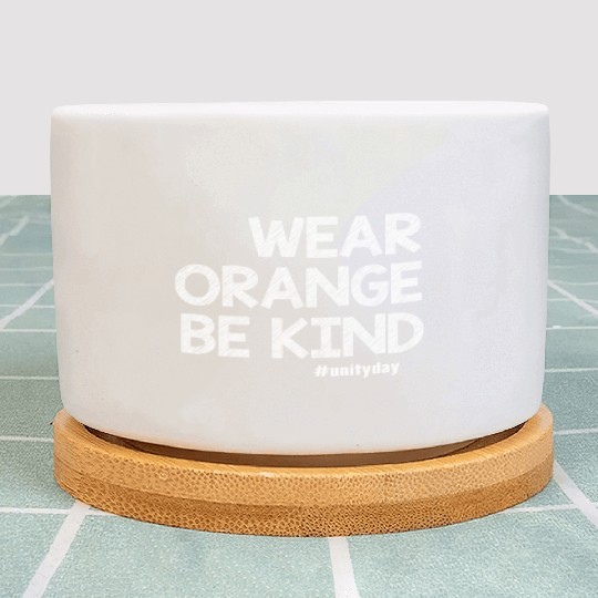 unity day wear orange Plant Pots
