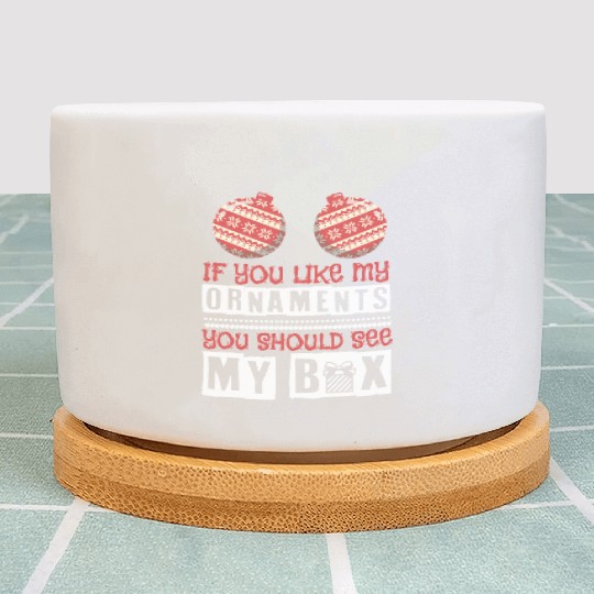 Boobs Sexy Christmas Dirty Naughty Boobs Gift Plant Pots