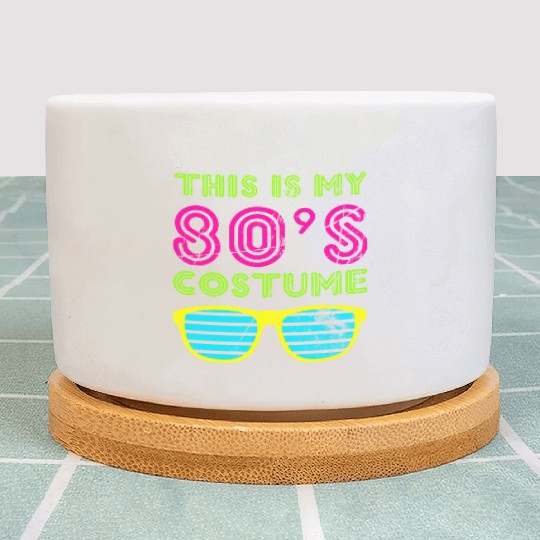 This Is My 80s Bro Neon Plant Pots 80's 90's Party Te