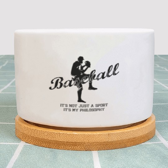 Baseball Pitcher Sayings Plant Pots