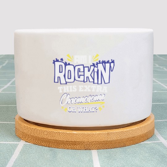 Down Syndrome Awareness Support Trisomy 21 Gift Plant Pots