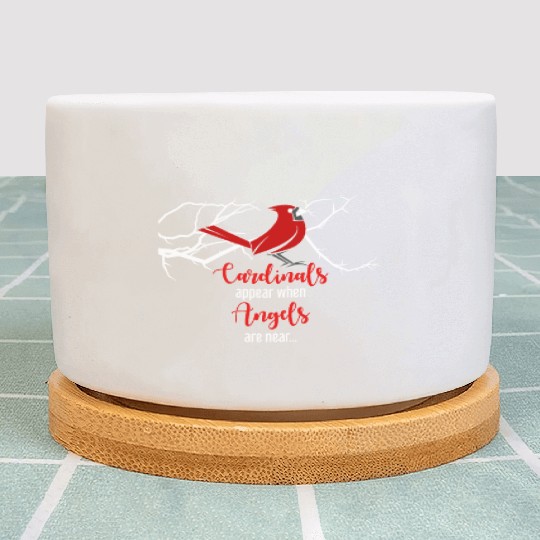 Cardinals Appear When Angels Are Near Bird Animal Plant Pots