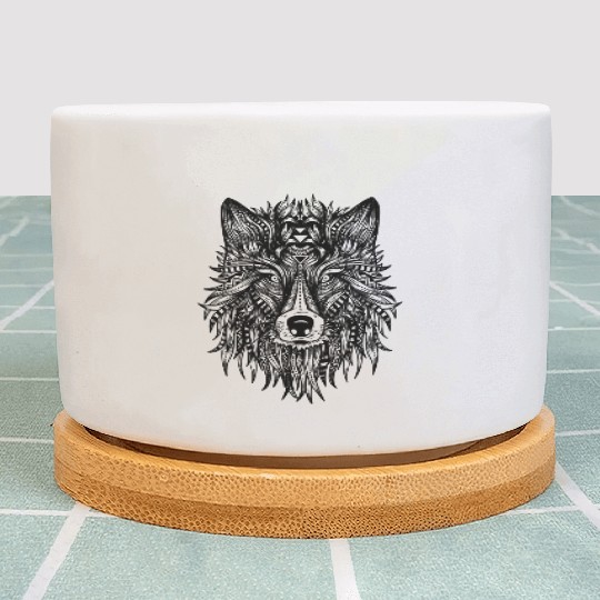 Alpha Wolf Plant Pots