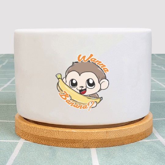 Monkeys Banana Plant Pots