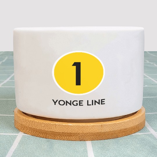 Yonge Street Subway Line Plant Pots