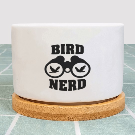 Bird Nerd Plant Pots