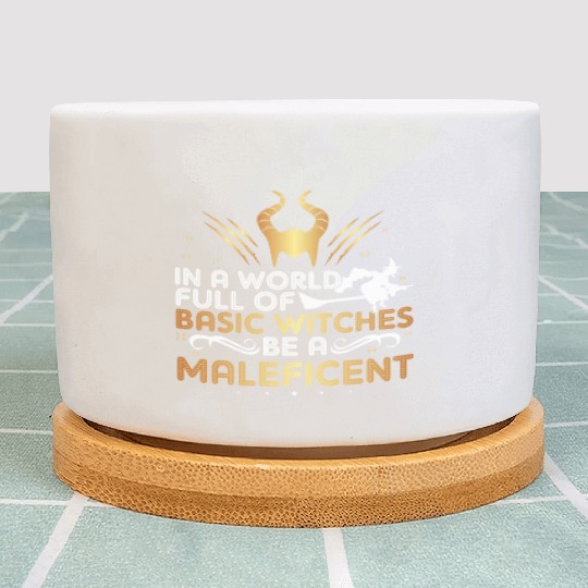 Halloween Scary Costume Witches be a Maleficent Plant Pots